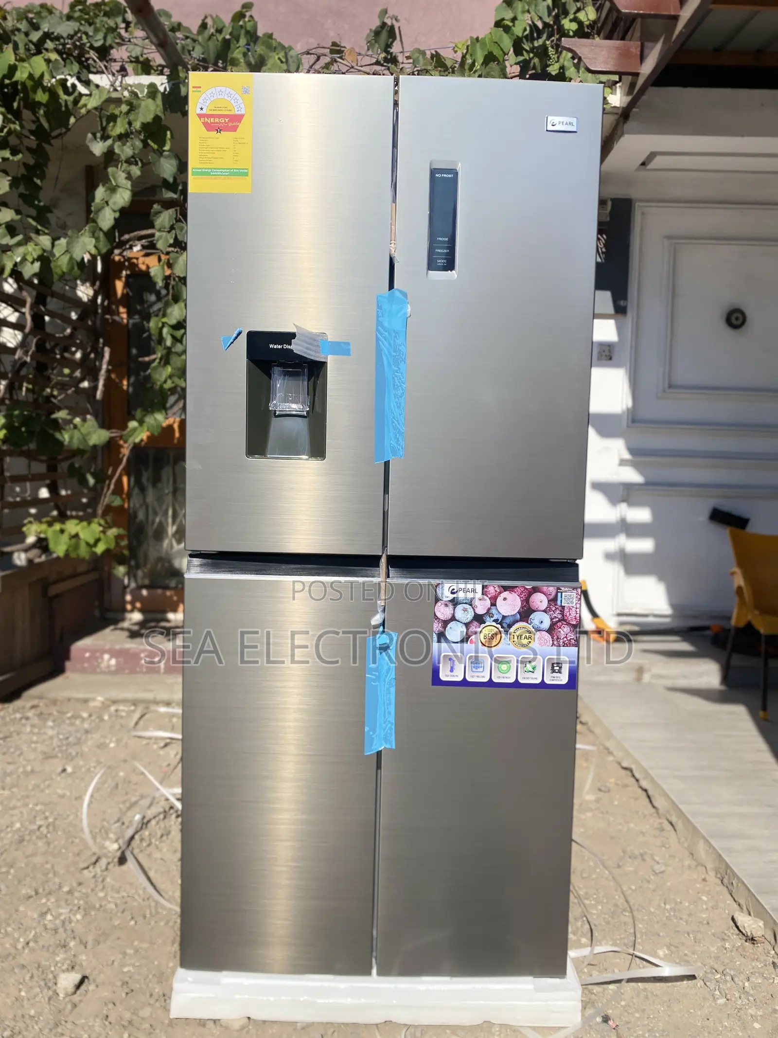 Pearl 4 Doors Fridge With Water Dispenser