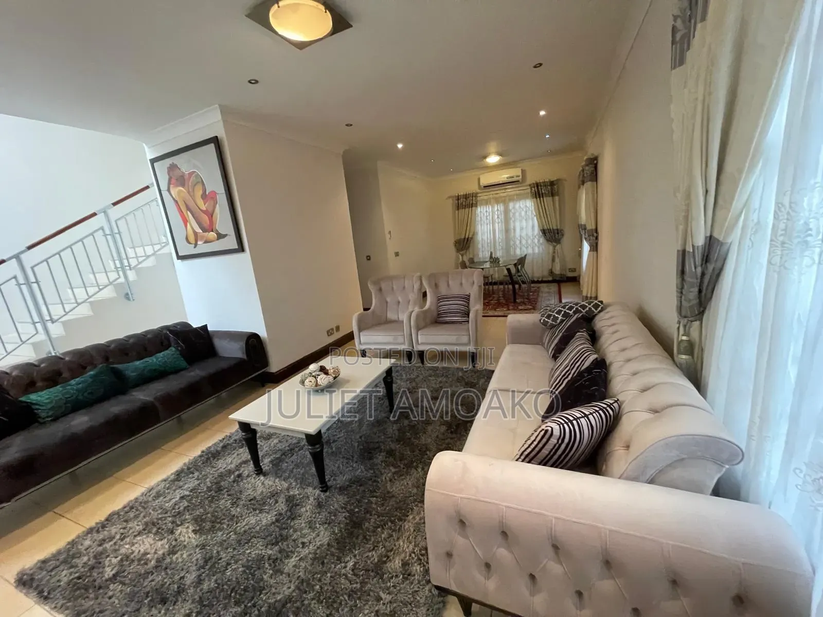 Furnished 4bdrm Apartment in Prisons for rent