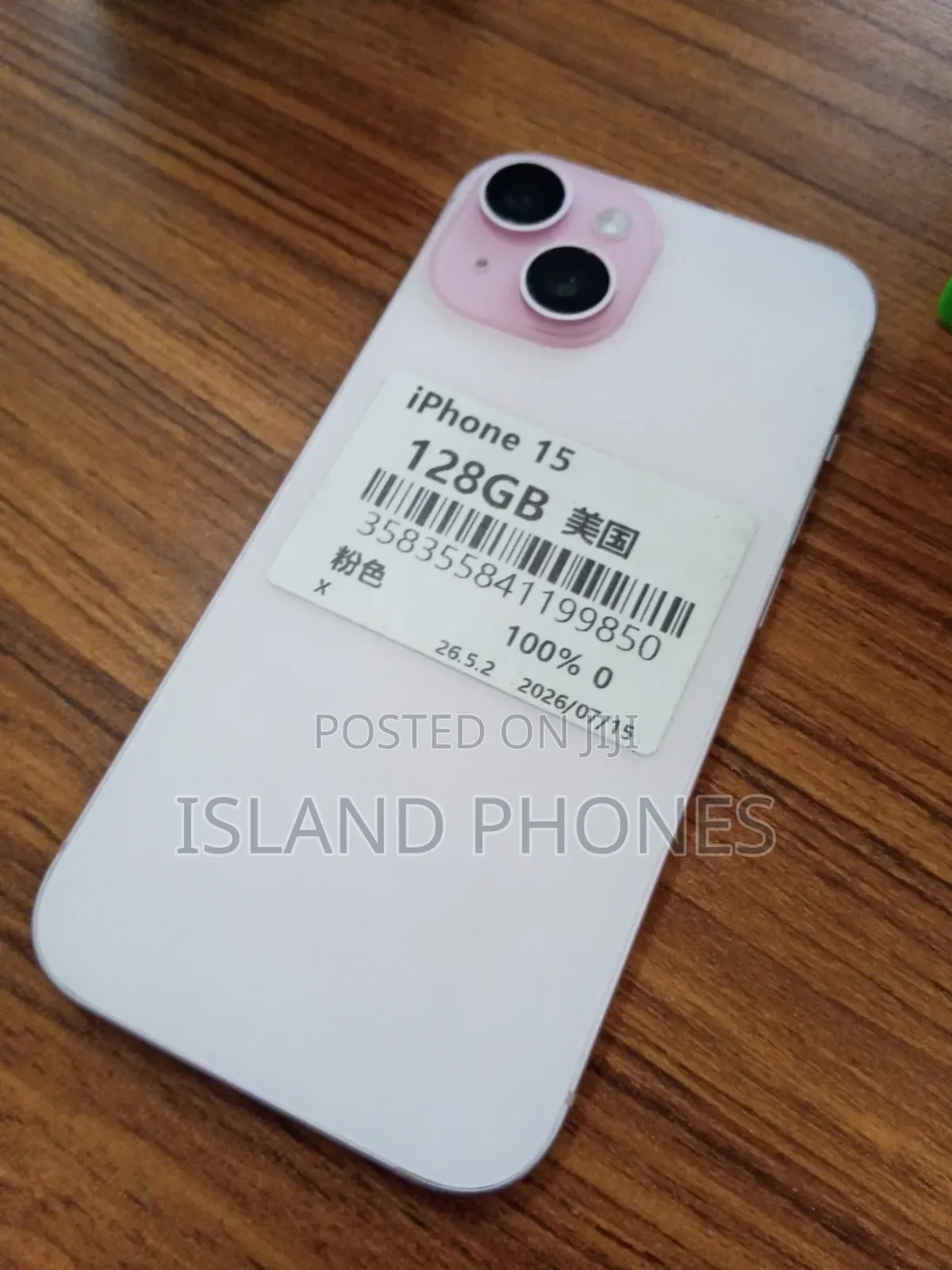 Apple iPhone 15 128 GB Pink