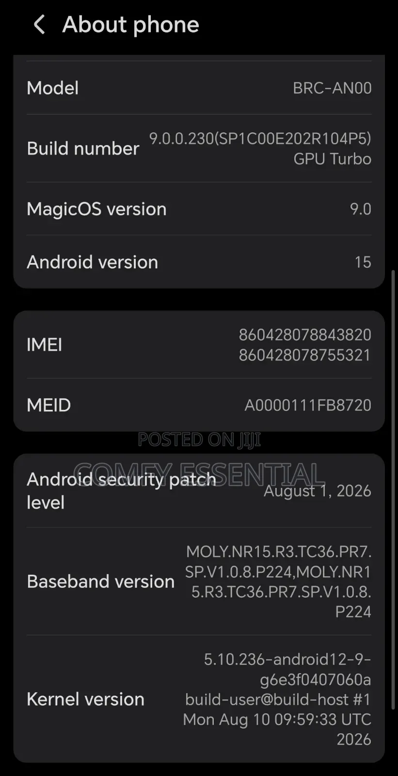 Honor X60 512 GB Black