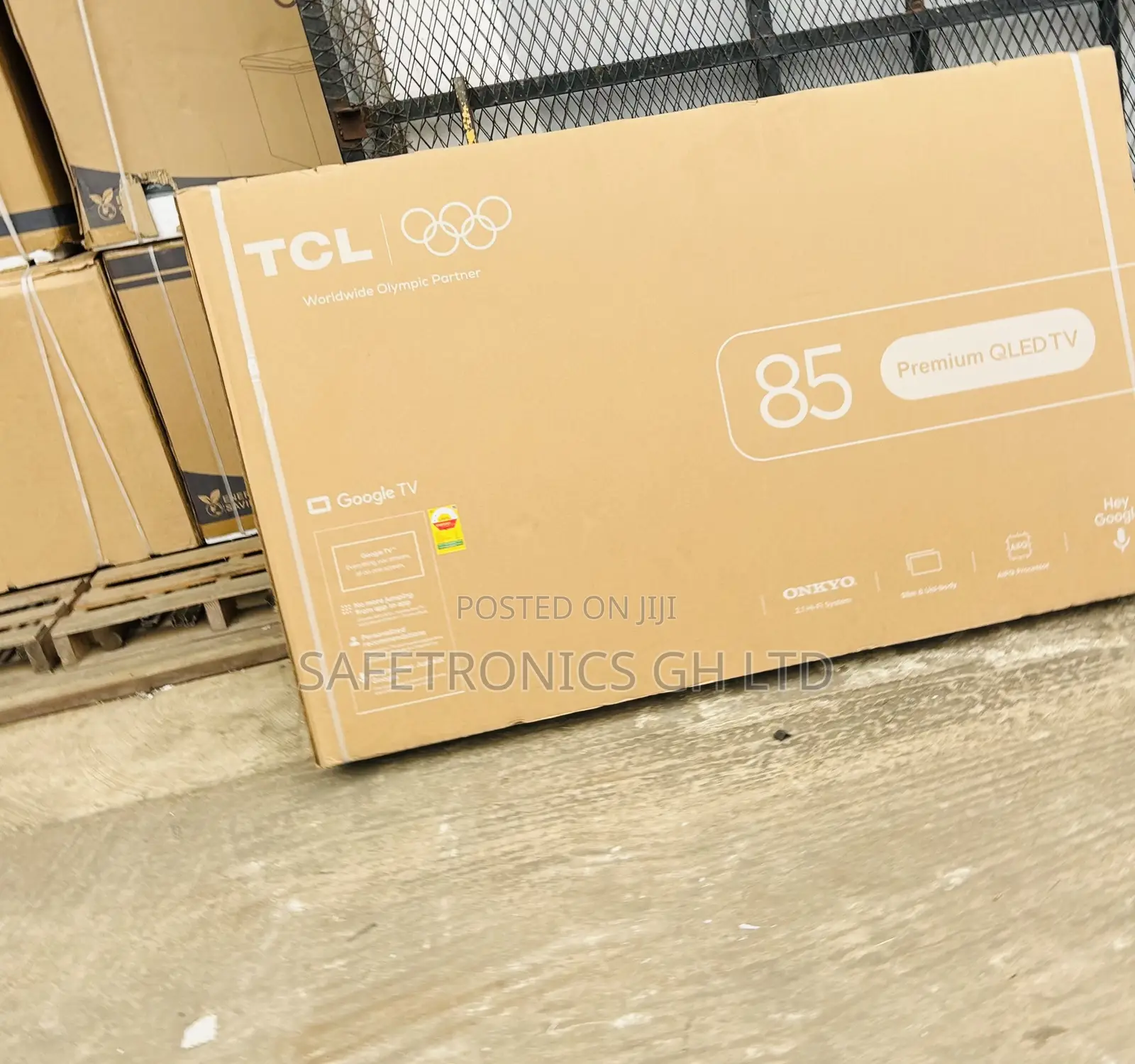 Exclusive Sleek 85 Inch Smart Uhd * TCL Android Frameless TV