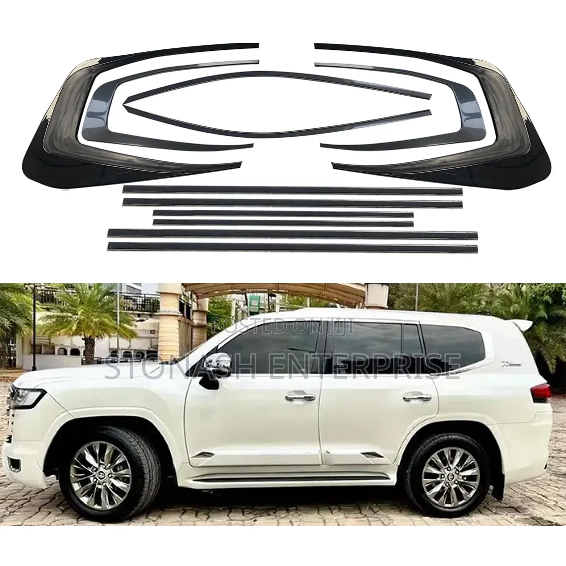 Toyota Landcruicer 23 Window Strips