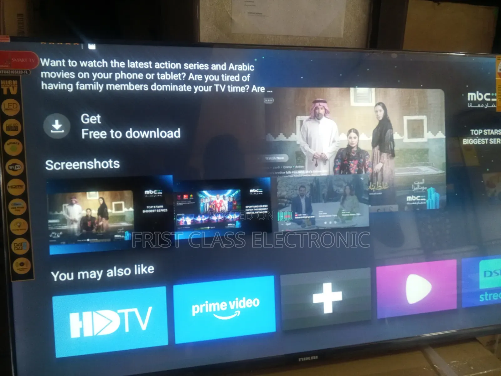 Nikai 43 Smart Television -Full HD Display