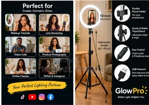 10′′ Ring Light With Tripod Phone Holder
