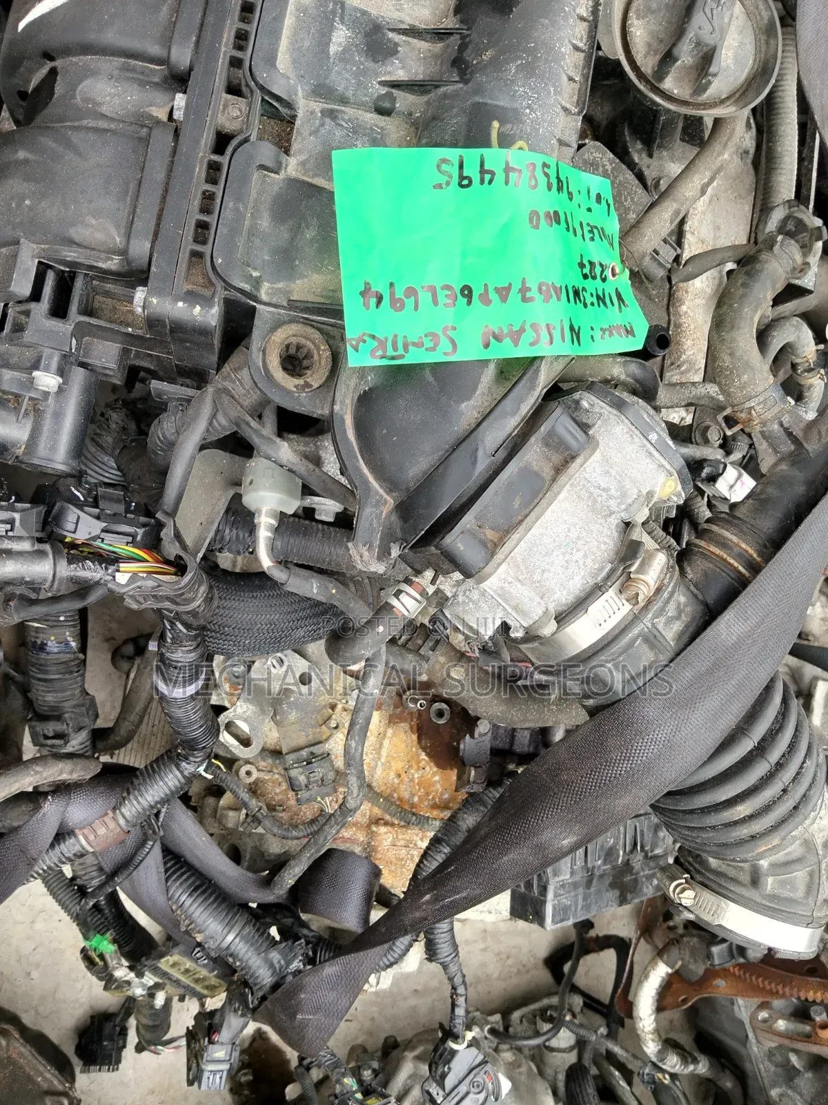 2014 Nissan Sentra 1.8L Engine With Transmission