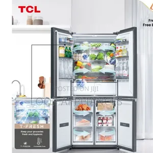 New 421 Litres TCL French Door (4 Doors) P547FDBG Refrigerator