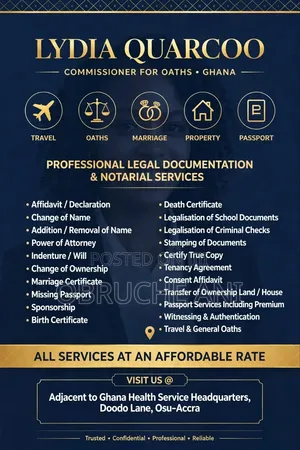 Commissioner for Oaths Travelling Documentation Services
