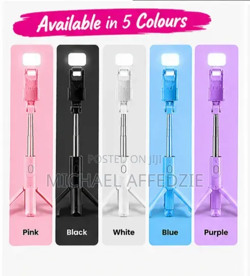 Selfie Stick Tripod With LED Fill Light