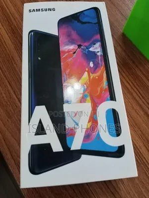 New Samsung Galaxy A70 128 GB Black