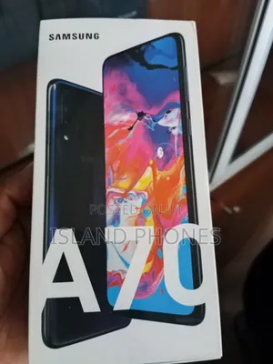 New Samsung Galaxy A70 128 GB Black