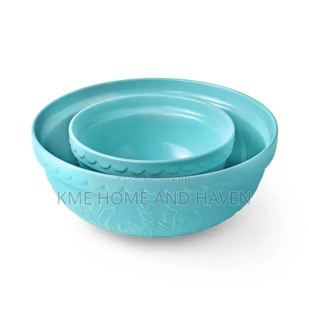 Member’s Mark 2-Piece Floral Ceramic Prep Serve Bowls – Green