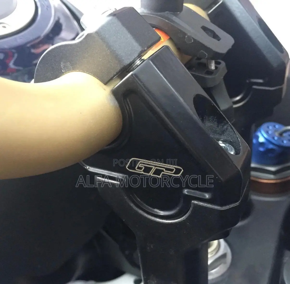 Handlebar Riser Black for Honda Africa Twin CRF1000L / CRF1100L