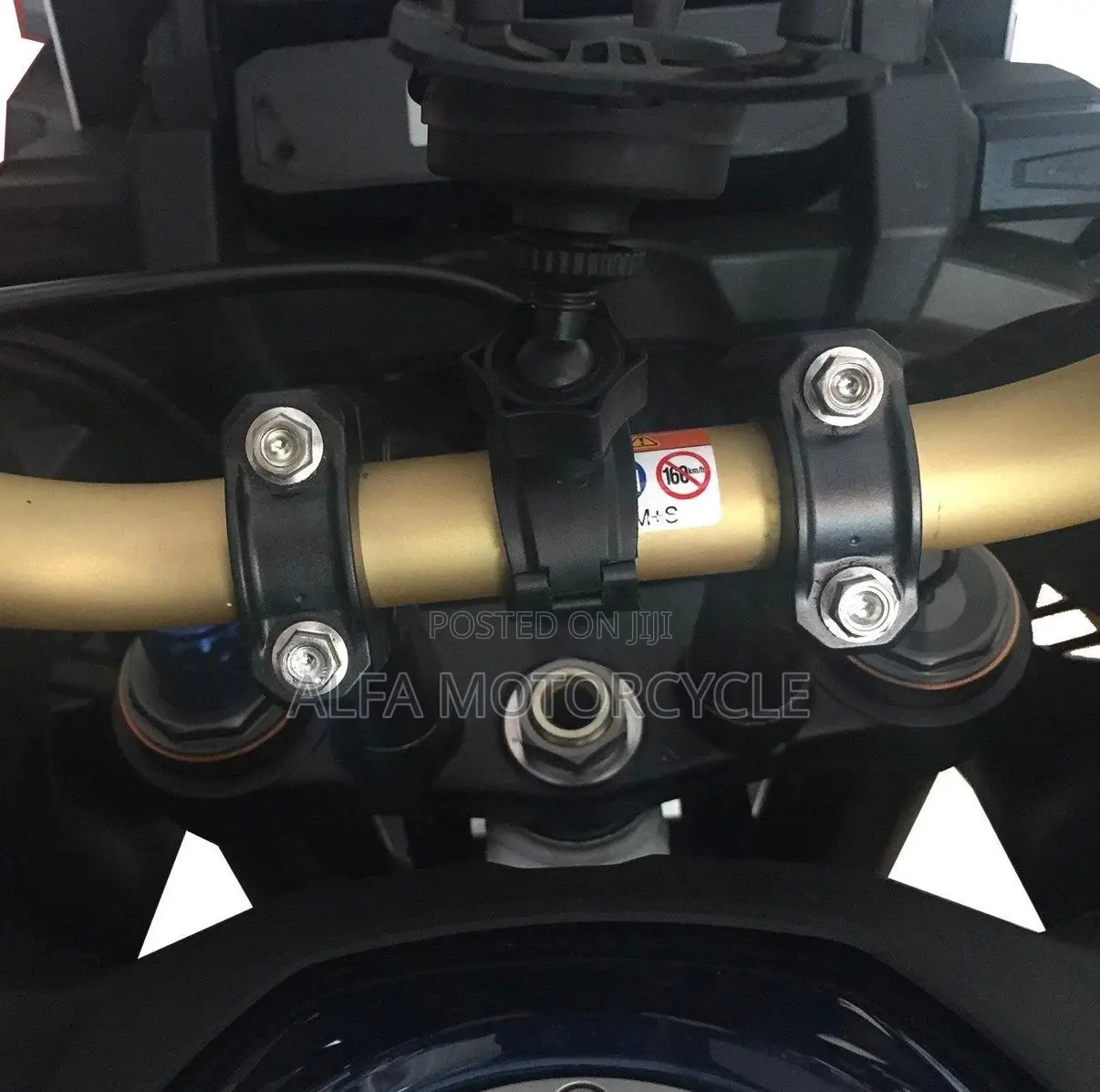 Handlebar Riser Black for Honda Africa Twin CRF1000L / CRF1100L