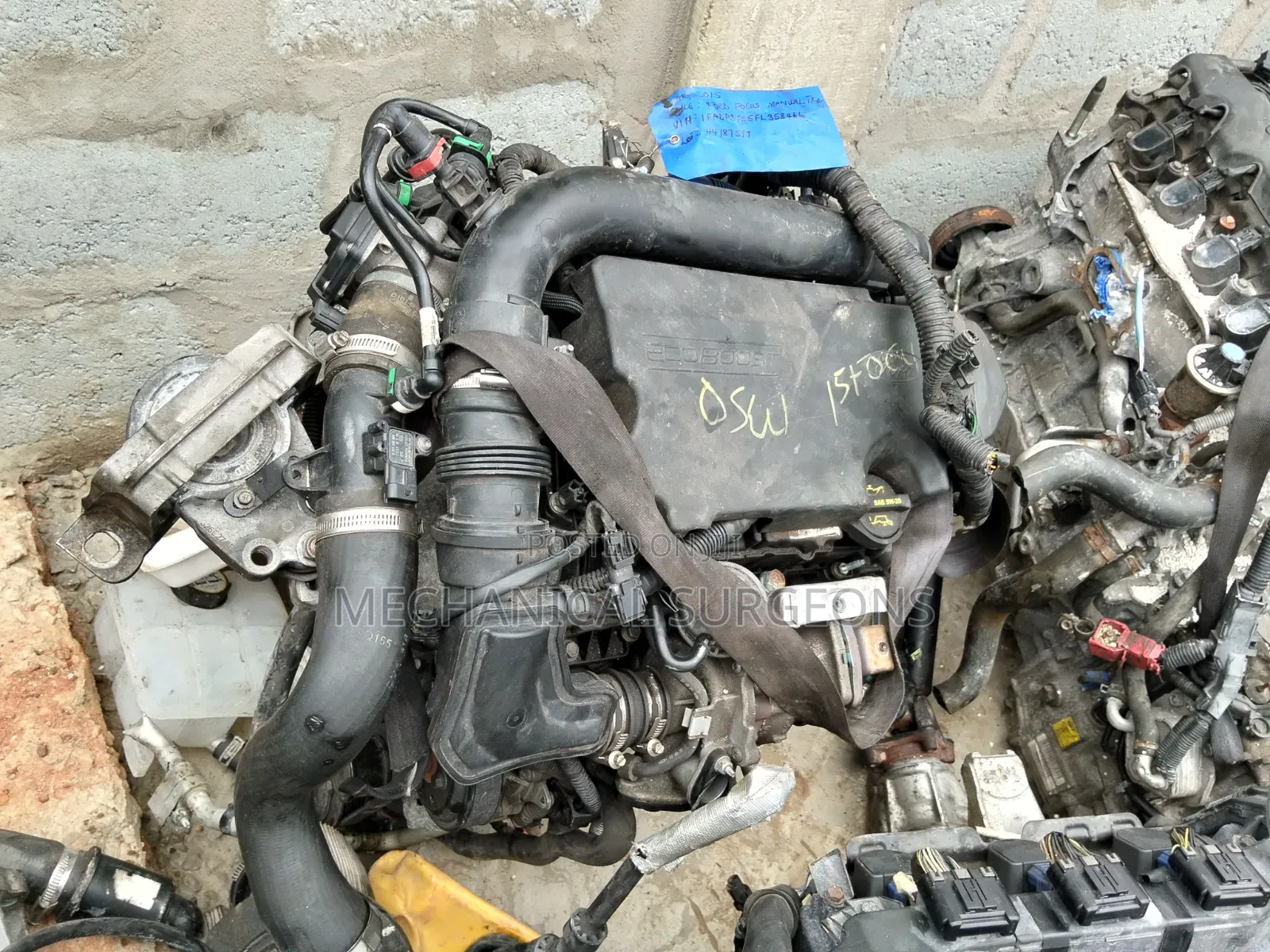 2015 Ford Focus 2.0L Engine With MANUAL TRANSMISSION