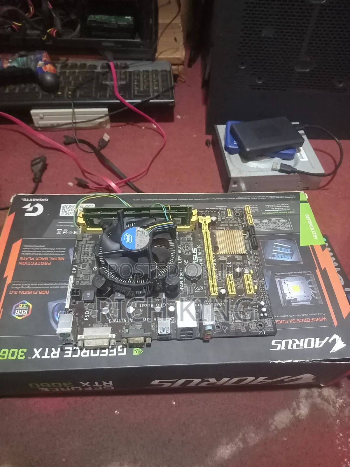 Gaming ASUS 4th Gen I7 Cpu,motherboard,16gb Ram an Cooler.