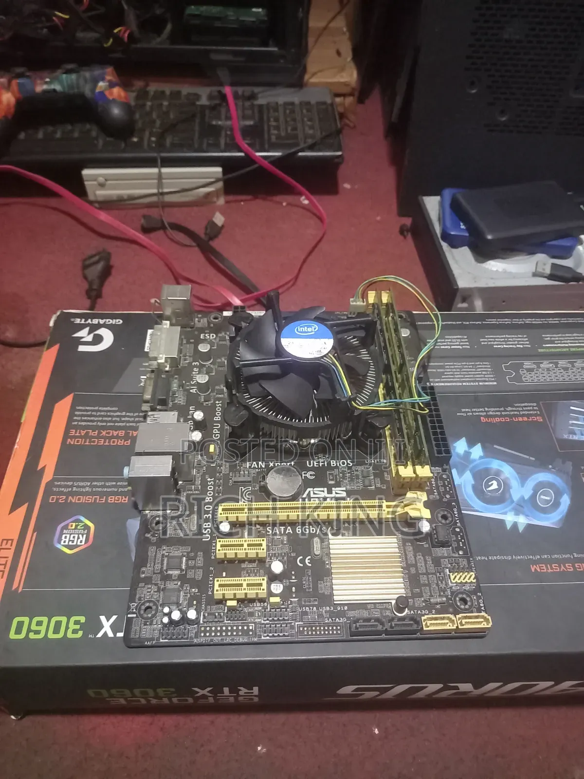 Gaming ASUS 4th Gen I7 Cpu,motherboard,16gb Ram an Cooler.
