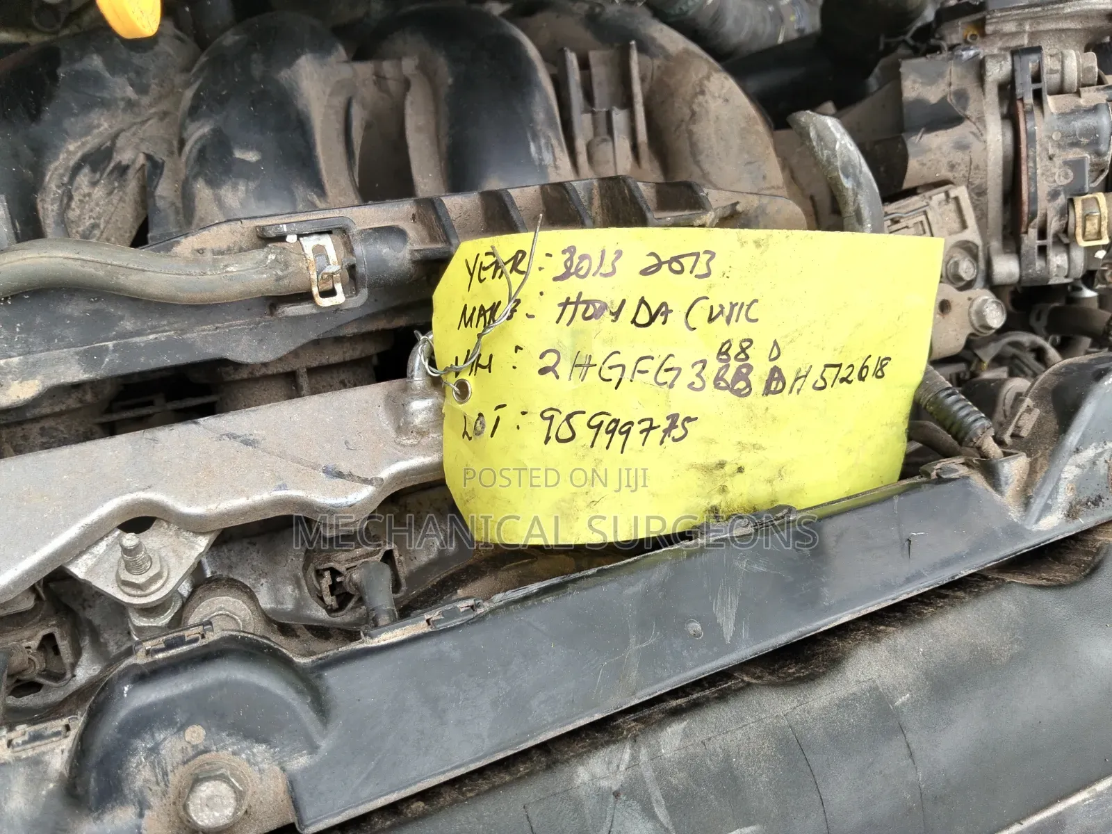 2012 to 2015 Honda Civic Complete Engine With Gearbox