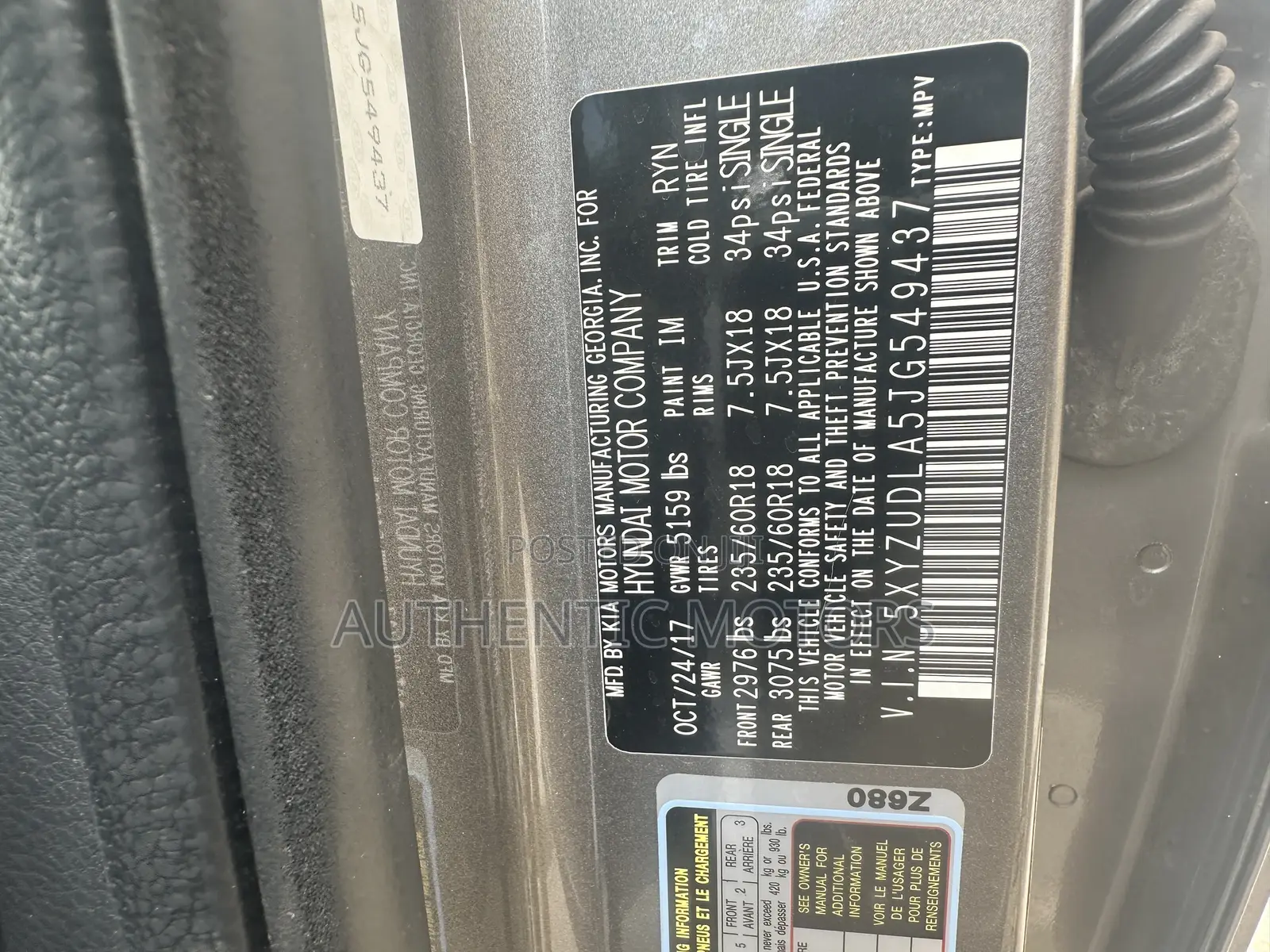 Hyundai Santa Fe 2018 Gray