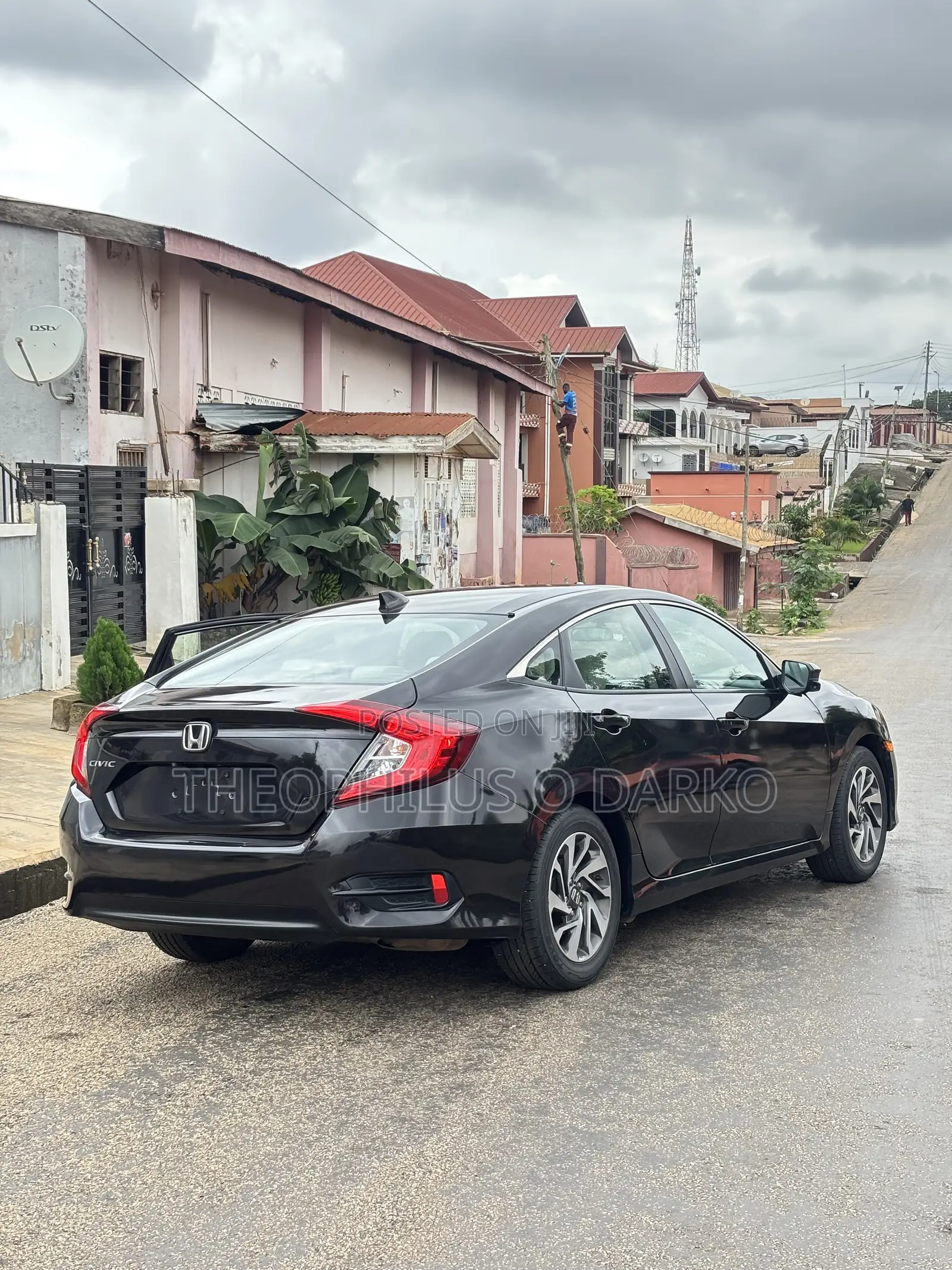 Honda Civic EX-L Sedan 2018 Black