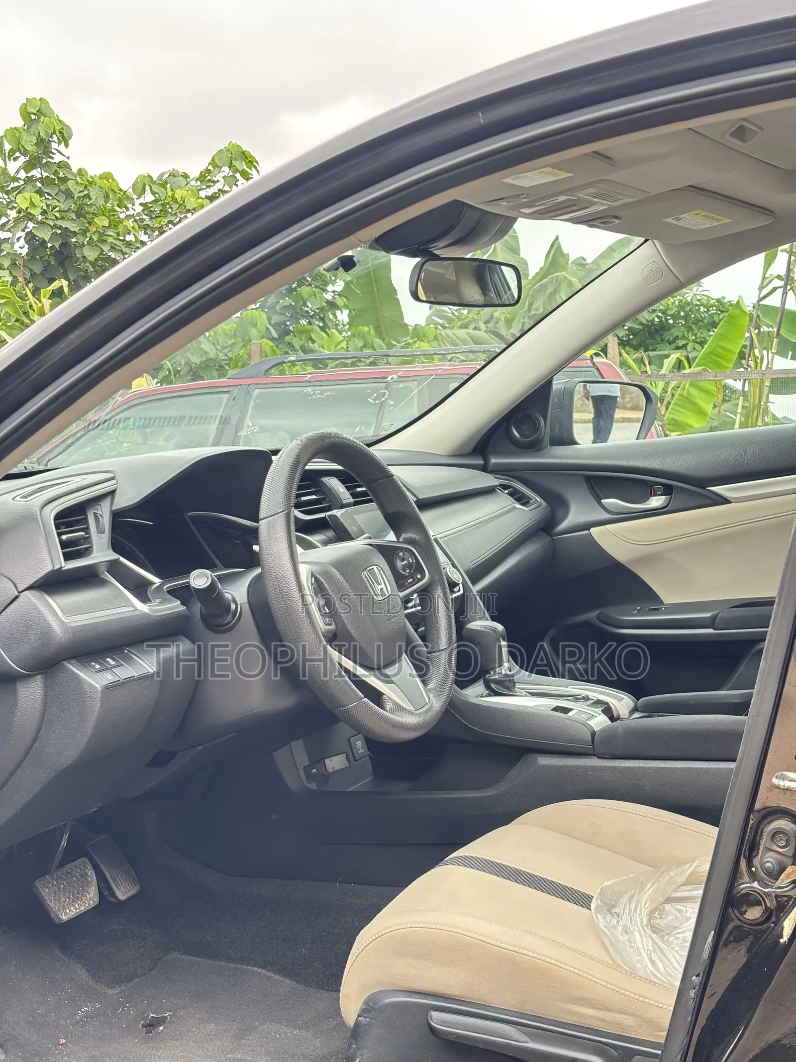 Honda Civic EX-L Sedan 2018 Black