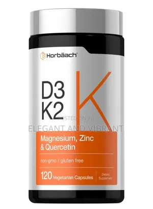 Magnesium With Vitamin D3 + , Zinc and Quercetin 120 Capsules