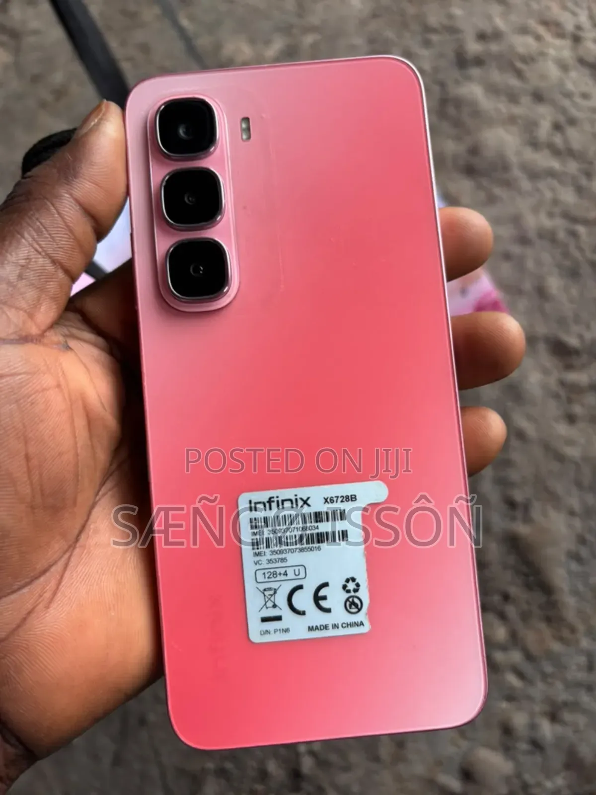 Infinix Hot 60i 128 GB Pink