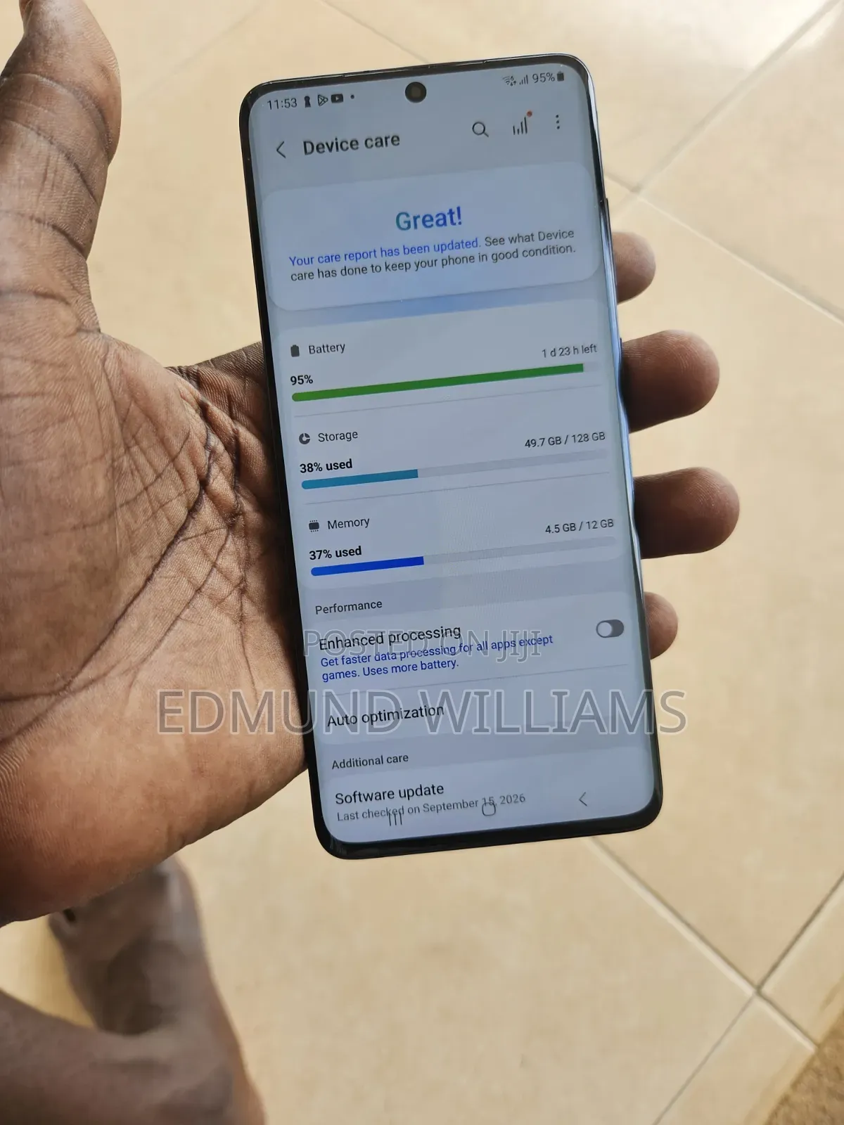 Samsung Galaxy S20+ 5G 128 GB Black