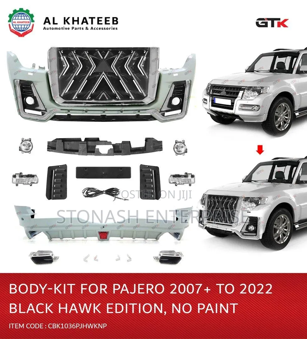Mitsubishi Pajero Black Hoack Body Kits