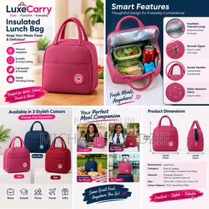Insulated Lunch Bag – Stylish Thermal Food Tote