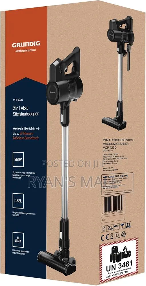 2 In1 Rechargeable Vacuum Cleaner