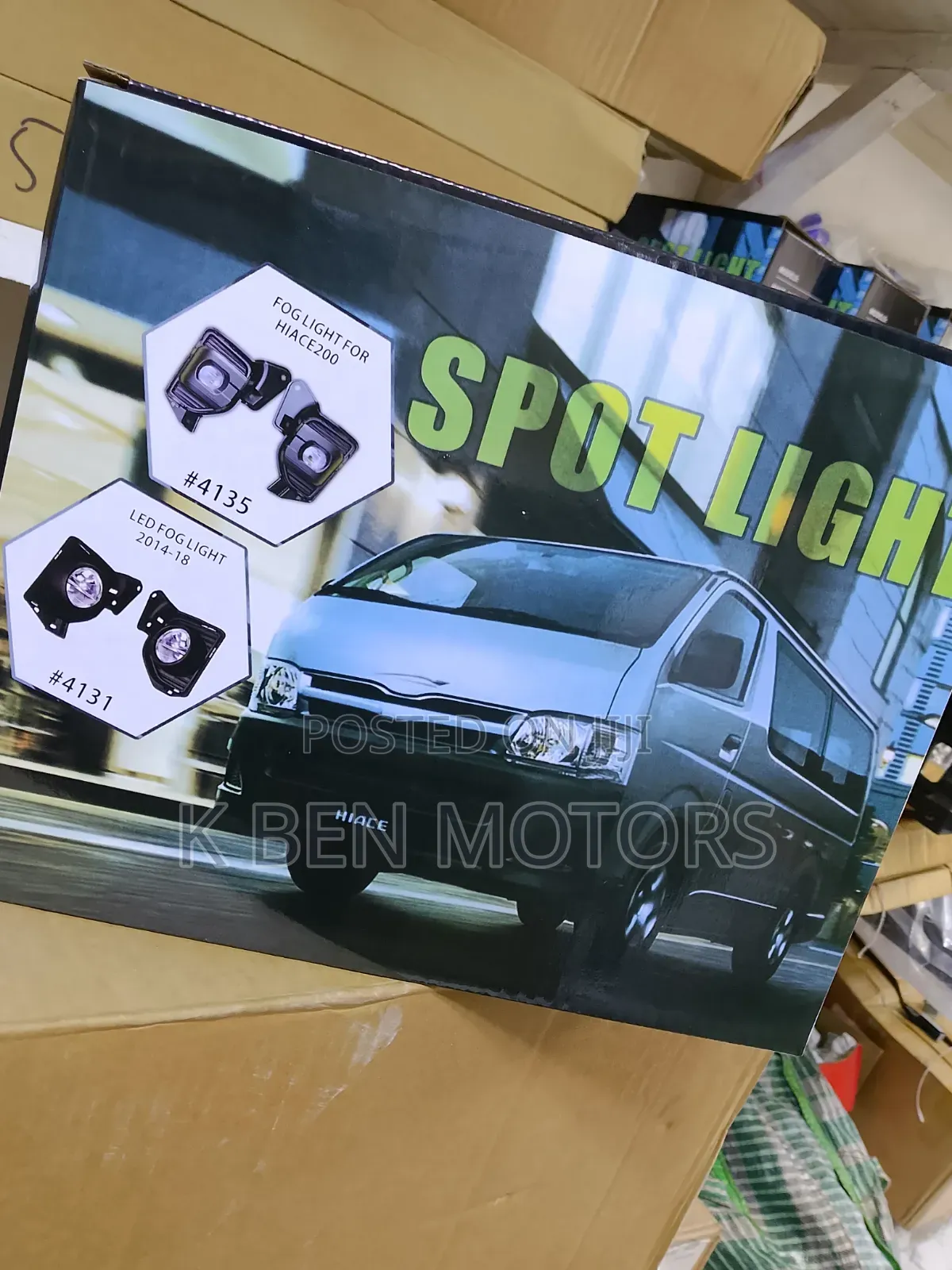 Toyota Hiace Spot Light 2014 to 2018