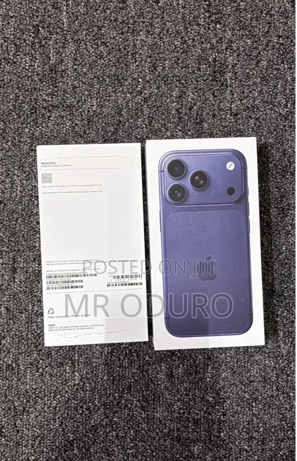 New Apple iPhone 17 Pro Max 1 TB Blue