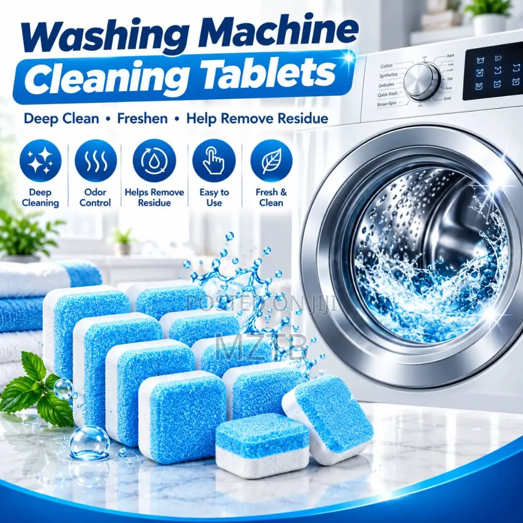 Washing Machine Cleaner - 12 Tablets