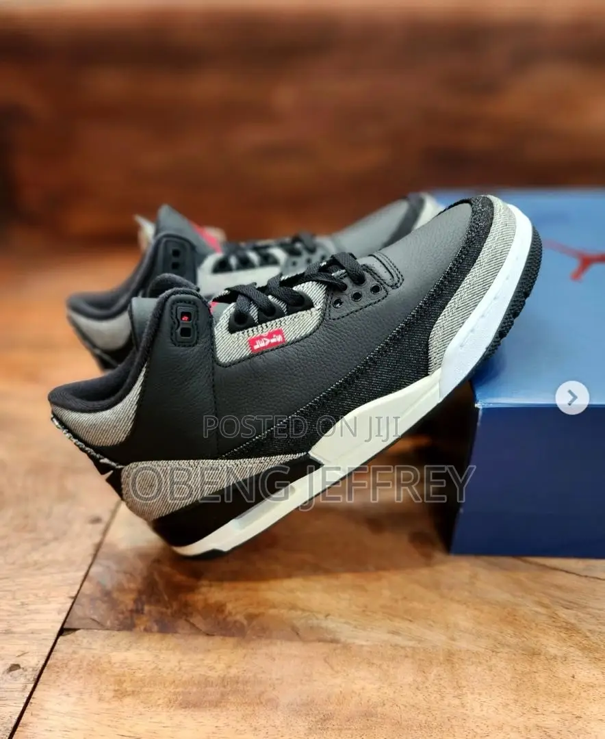 Original Air Jordan 3 Levi’s Retro SP Black Denim