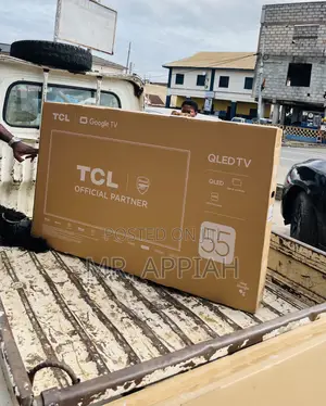 Super Adorable TCL 55” Qled Smart TV(Black) 