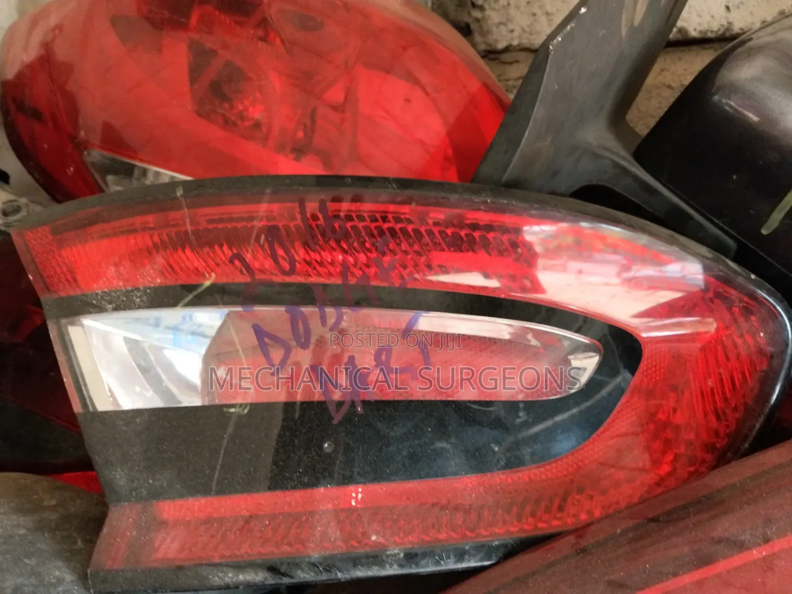 LED Tail Light Assembly for a 2013–2016 Dodge Dart.