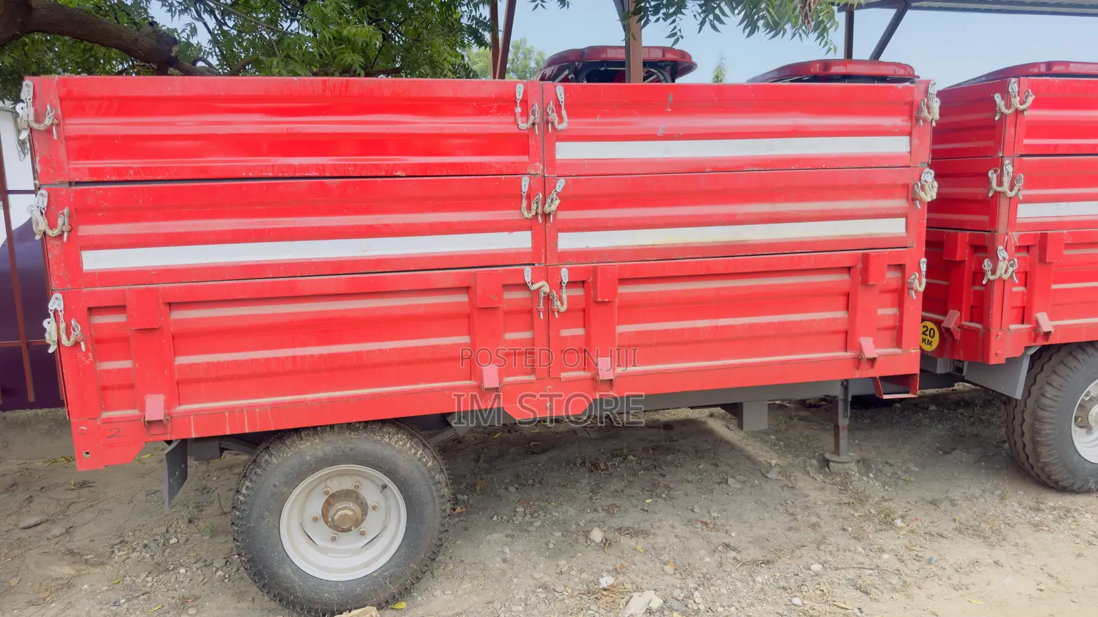 Heavy-Duty Agricultural Tipping Trailer for Sale in Ghana