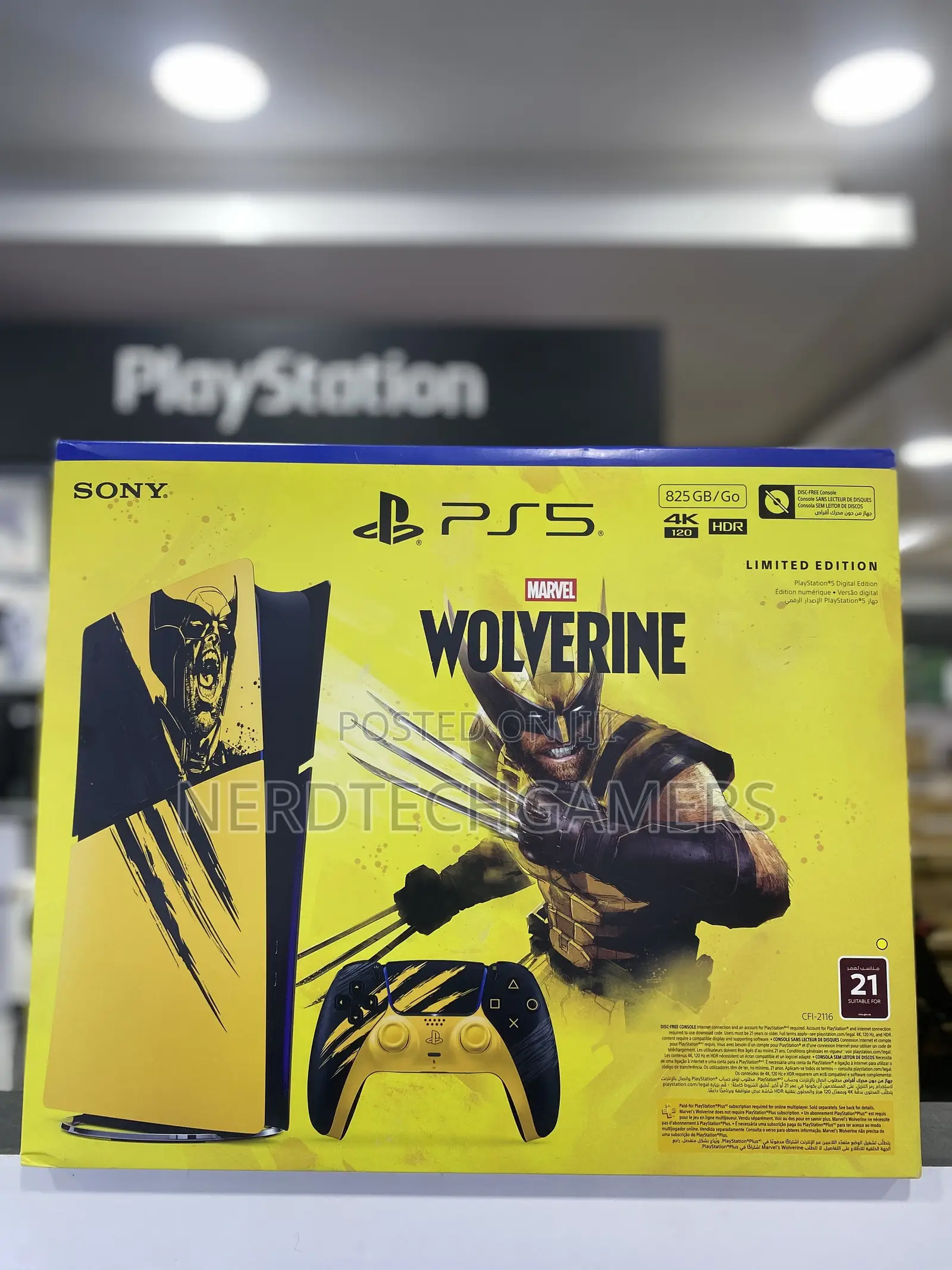 Ps5 Console Limited Edition Wolverine