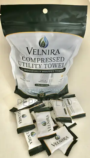 VELNIRA Premium Extra Thick Compressed Towels (20pcs/Pack)