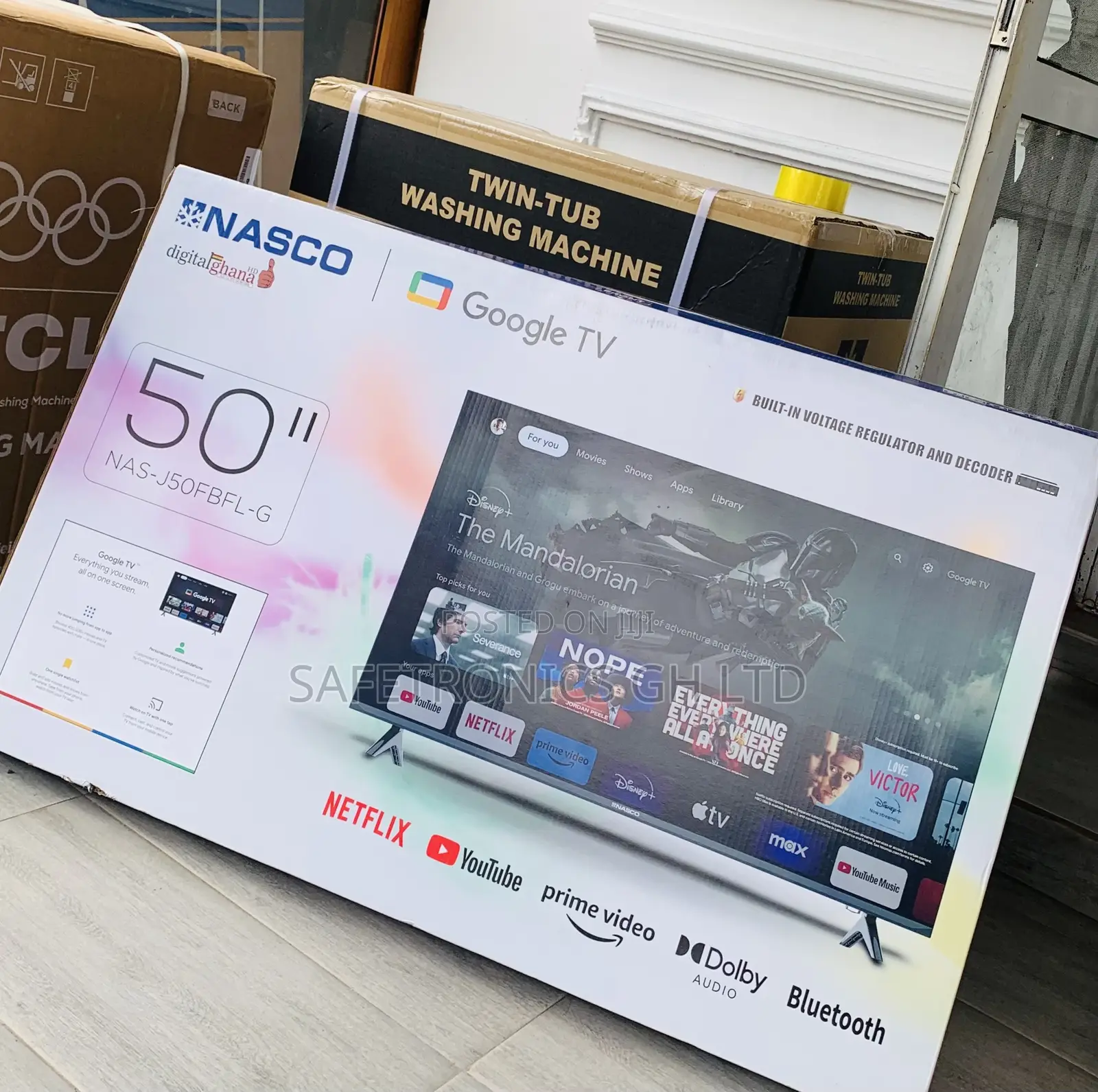 Order Lastest 50 Inch ~~ Nasco Smart Uhd Android Frameless Led TV