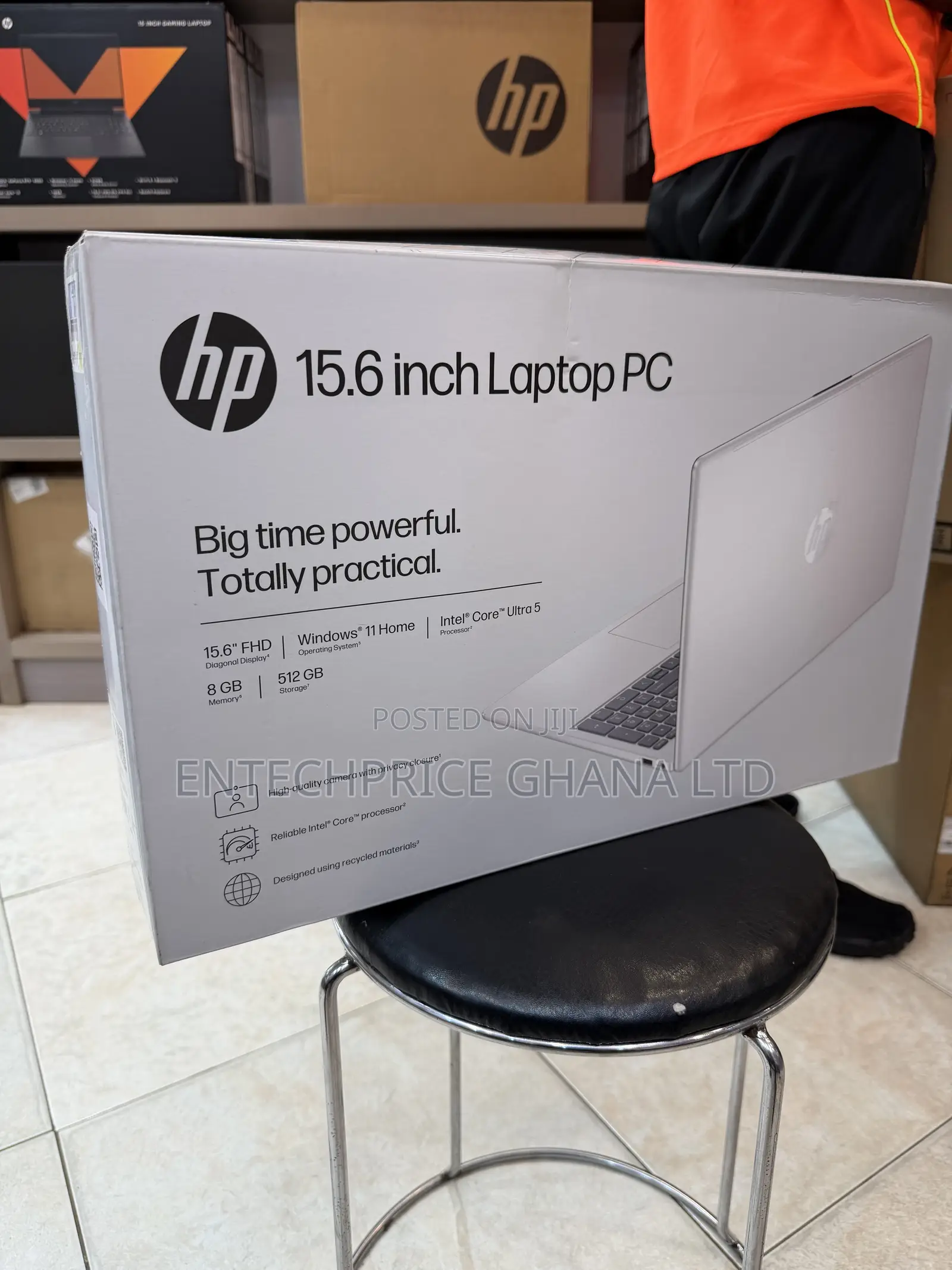 New Laptop HP 15-da3007nia 8GB Intel Core Ultra 5 SSD 512GB