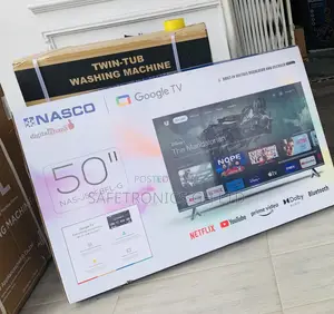 Super Best * Nasco 50 Inch Smart Uhd Android Frameless Led TV