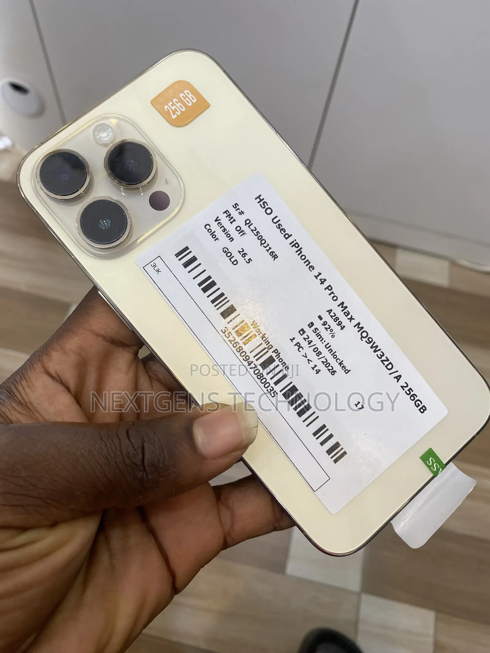 Apple iPhone 14 Pro Max 256 GB Gold