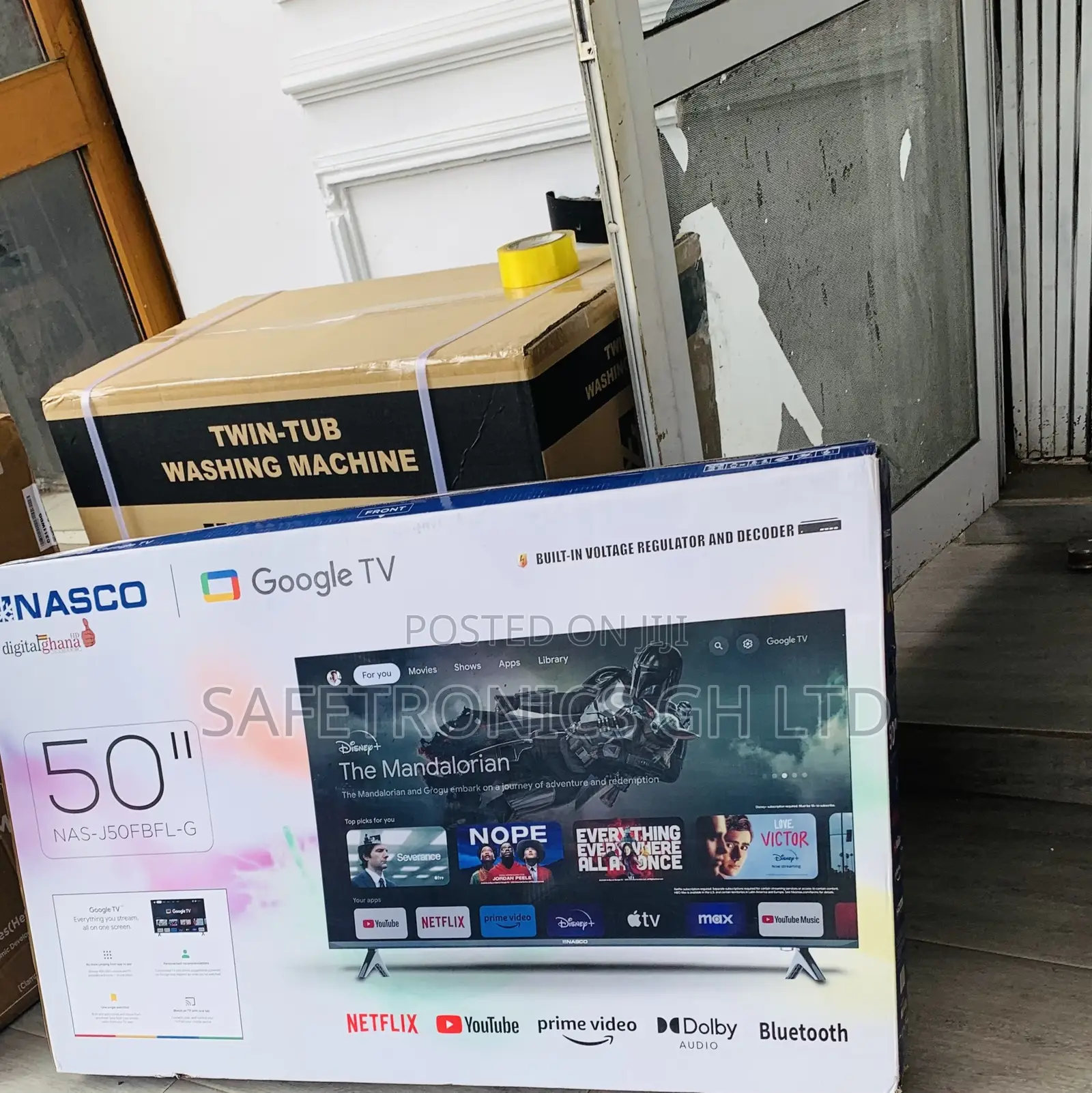 Experience Good * Android Frameless Led Nasco 50 Inch Smart TV