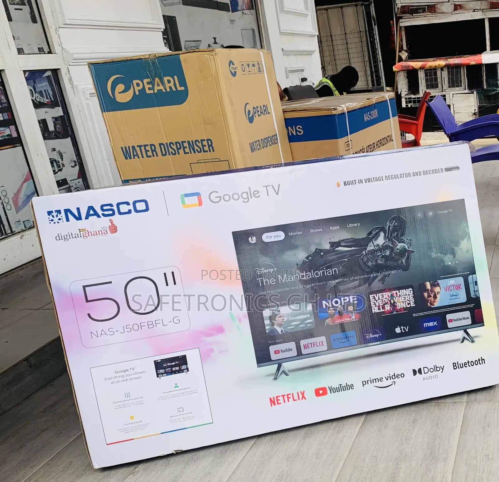 Experience Good * Android Frameless Led Nasco 50 Inch Smart TV