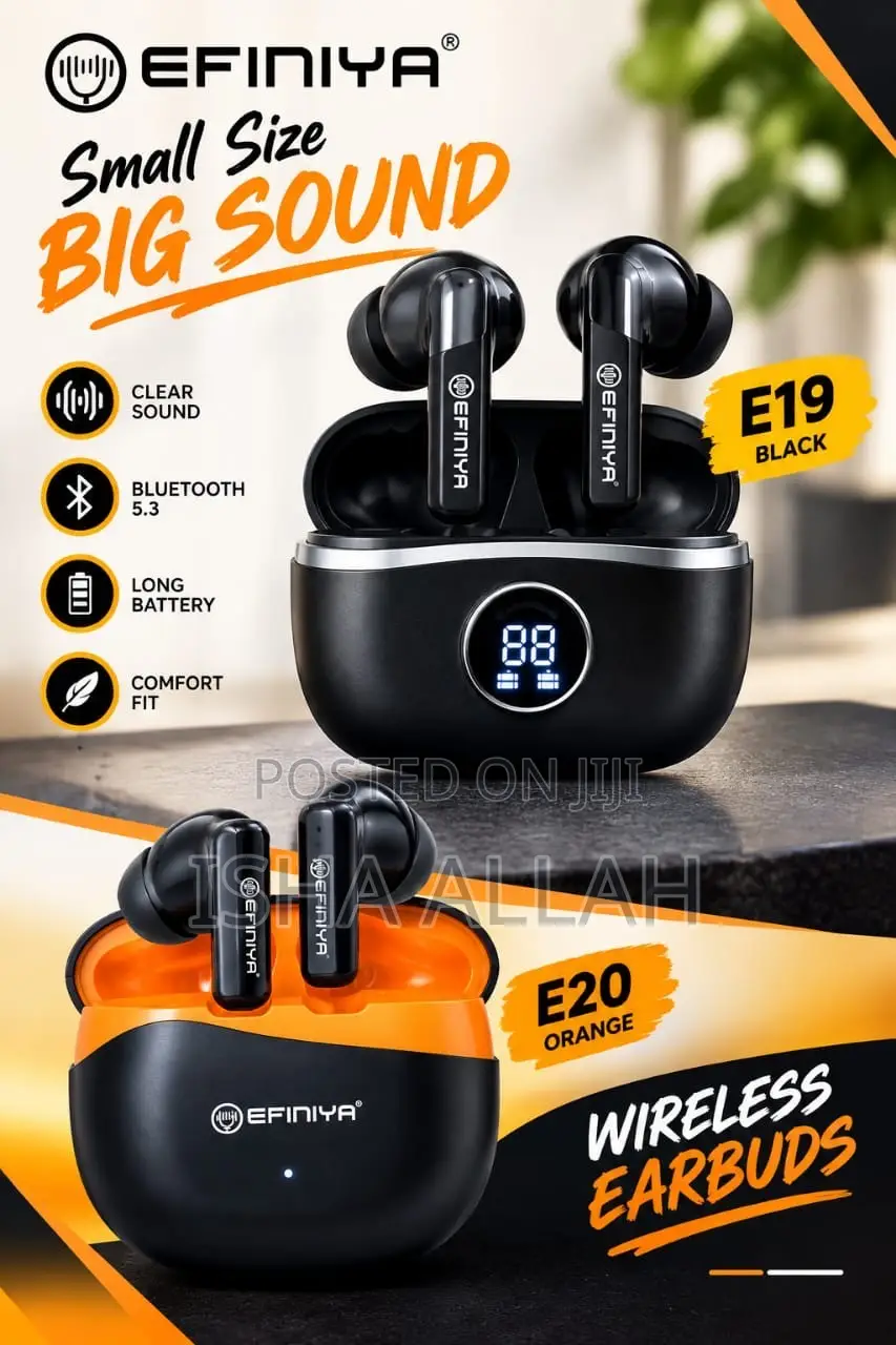 EFINIYA E-Series BassBuds