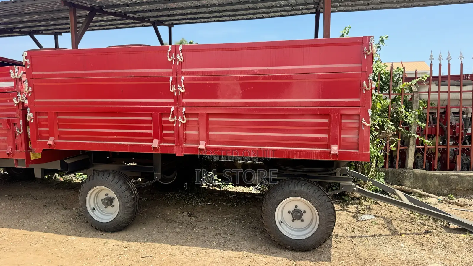 10 Tons Tractor Tipping Trailer