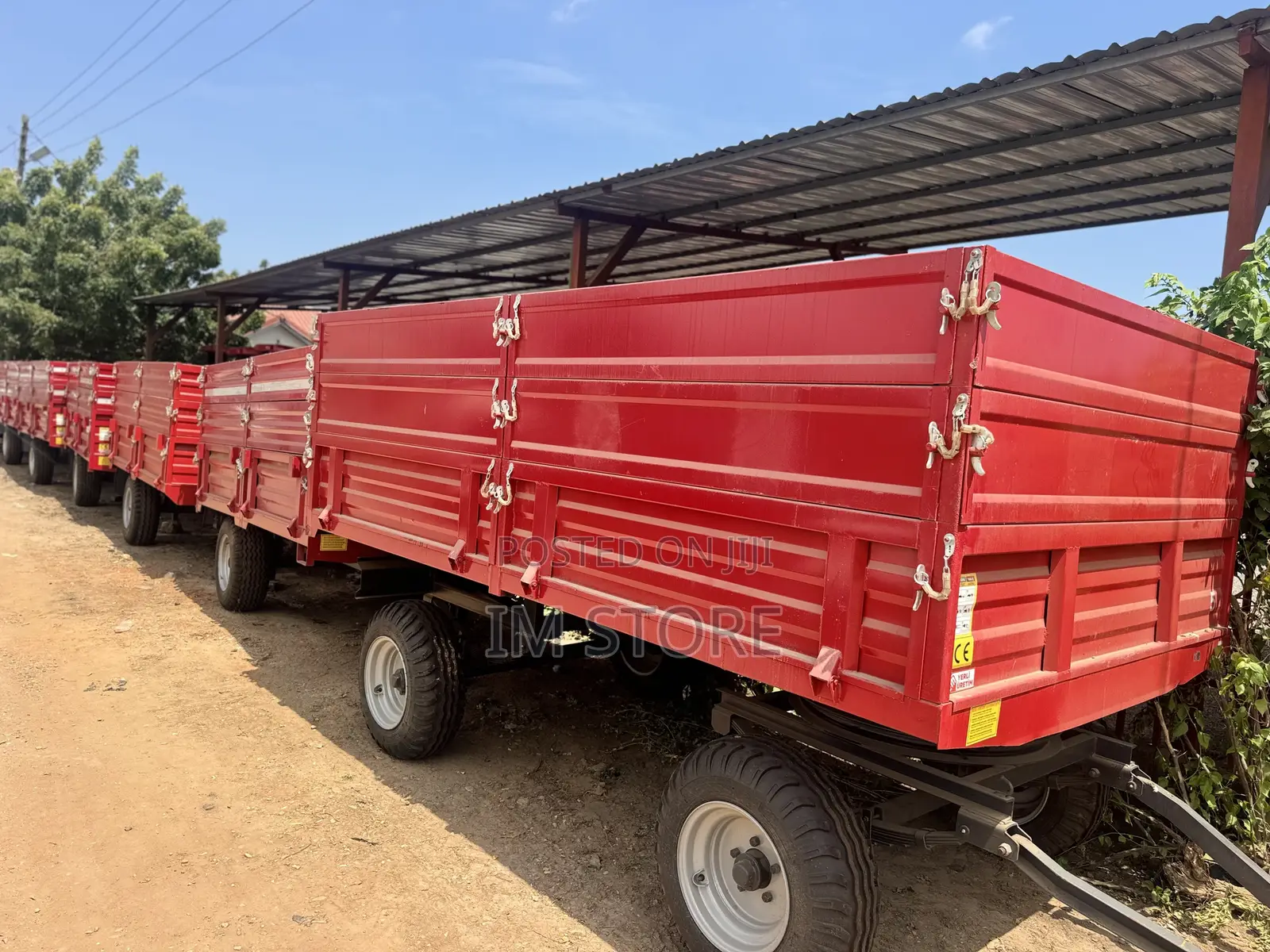 10 Tons Tractor Tipping Trailer