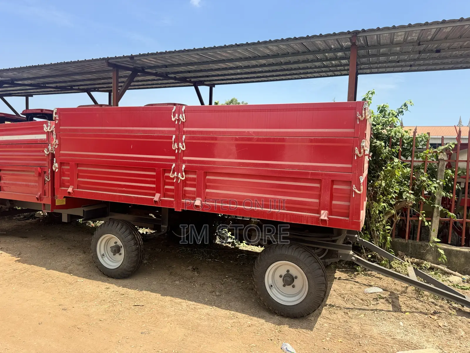 10 Tons Tractor Tipping Trailer