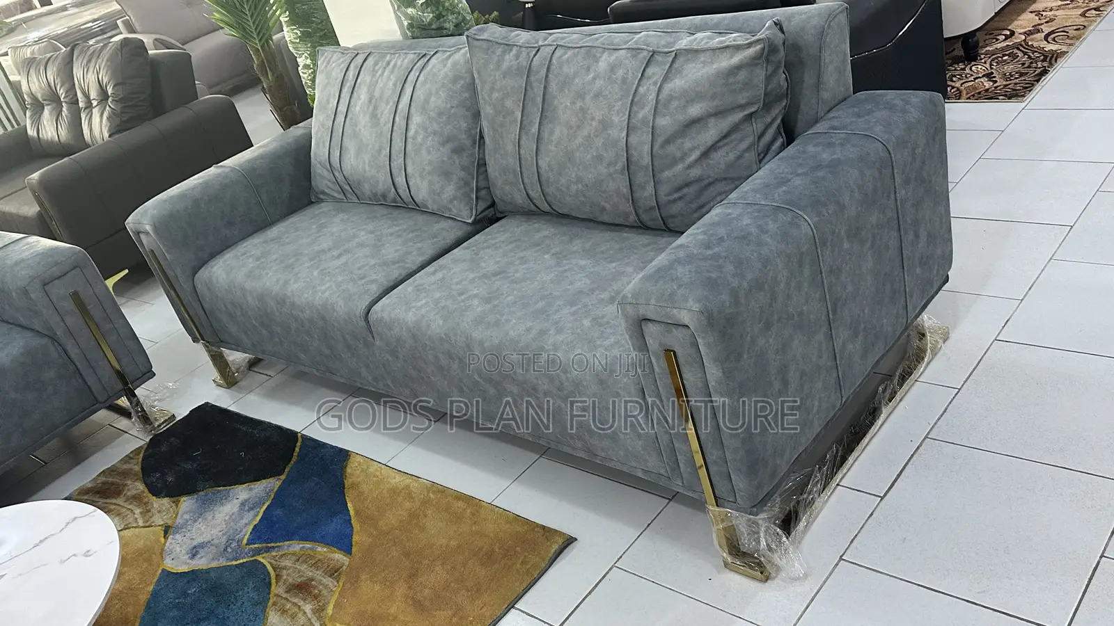 Living Room Sofa Set (3+3+1+1)